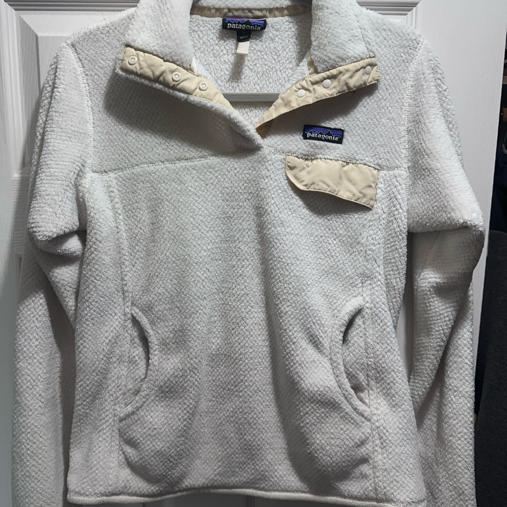 Patagonia Soft White Fleece Jacket